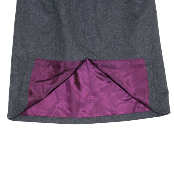 NWT Pendleton Womens Size 12 Modest A-Line Skirt Gray 100% Wool Everyday Wear - Picture 6 of 11